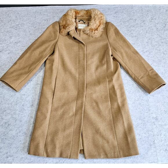 Banana Republic Jackets & Blazers - Banana Republic Dyed Italian Shearling Wool Jacket Coat, Front Pockets, Sz L